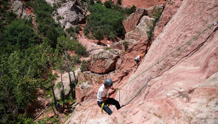 rock climbing